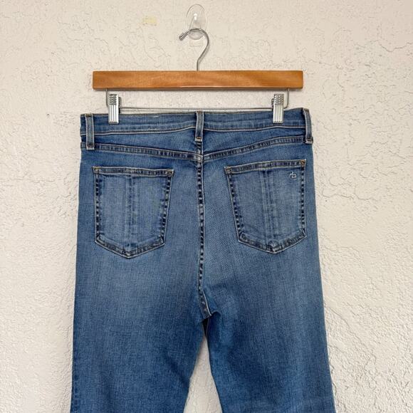 Rag & Bone High-Rise Crop Flare Jeans - Picture 6 of 8